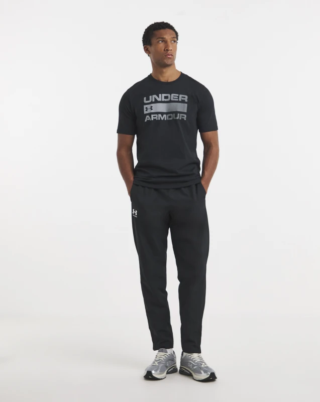 Image of Under Armour Under Armour Rival Windbreaker Pants Black - Under Armour - Size: XL38/40 Black Male XL38/40 AU29304