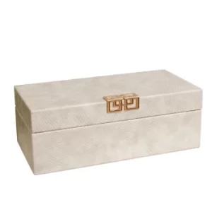 Image of Faux Snake Skin Large Jewellery Box