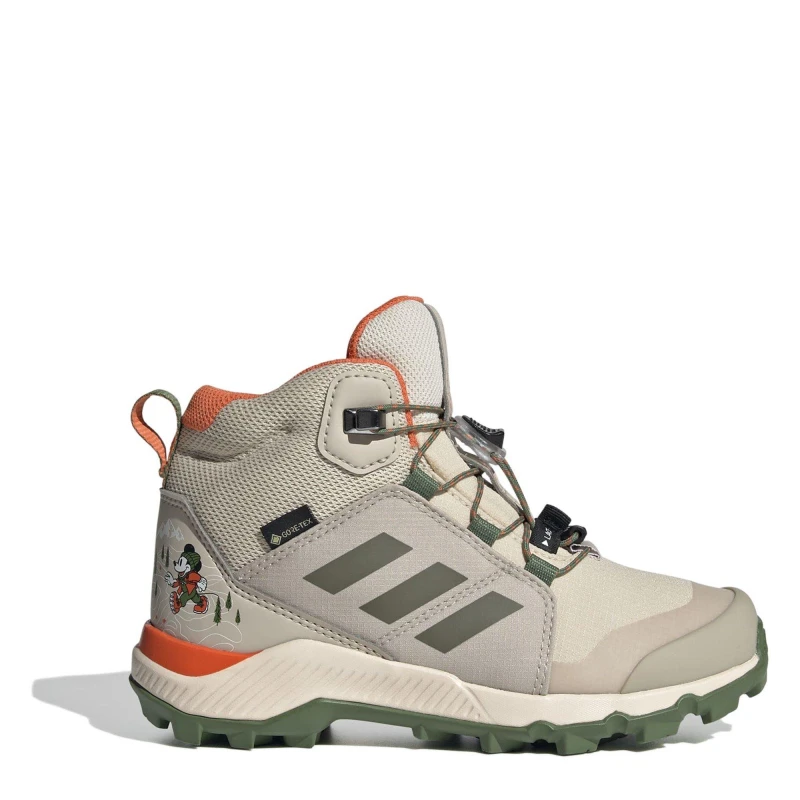Image of adidas Terrex Mid Gore-TEX Disney Trekking Boots Juniors Wonder Beig unisex 3.5 (36)