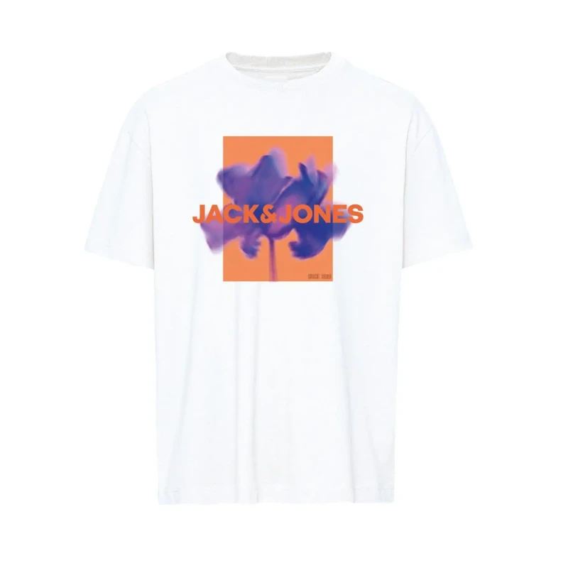 Image of jack & jones T-Shirt Jack & Jones Florals Blanc Male S