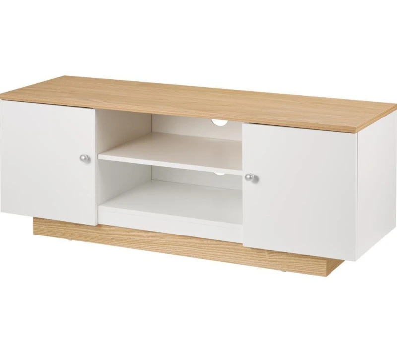 Image of TTAP Venice 1200 mm TV Stand for up to 65" TVs - White,Brown 5060526642011