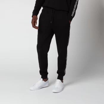Image of Hugo Boss Daky Split Logo Sweatpants Black Size S Men
