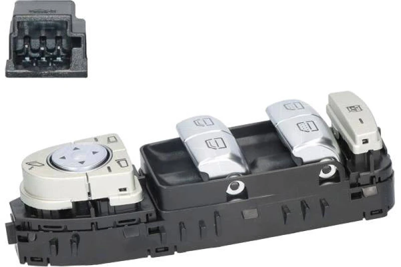 Image of Alfa e-Parts AF00533 Switch, window winder Driver side Thermoplast Switch,window winder (1761)