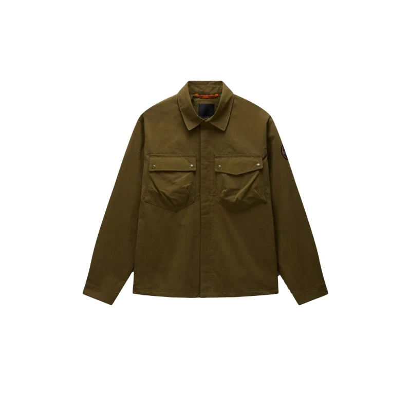 Image of Overshirt Napapijri Leoras Vert Male XS