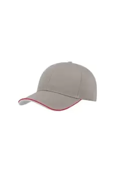 image of Zoom Piping Sandwich Sports 6 Panel Contrast Baseball Cap