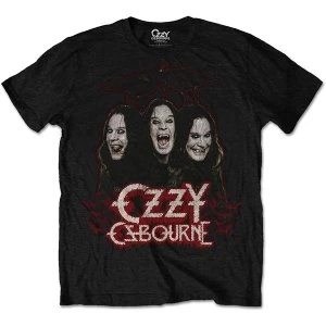 Ozzy Osbourne - Crows & Bars Mens Large T-Shirt - Black