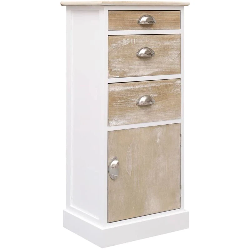 Image of VIDAXL Side Cabinet 38x28x86cm Paulownia Wood Vidaxl 284075