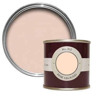 Image of Farrow & Ball Estate Pink ground No. 202 Emulsion Paint 100ml Tester pot