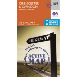 Image of Cirencester and Swindon, Fairford and Cricklade by Ordnance Survey (Sheet map, Active map, folded, 2015)