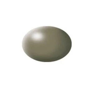 Image of Aqua greyish green silk