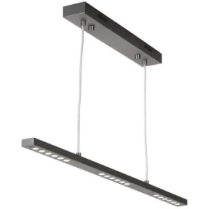 image of Minimum Straight Bar Pendant Ceiling Light Satin Nickel