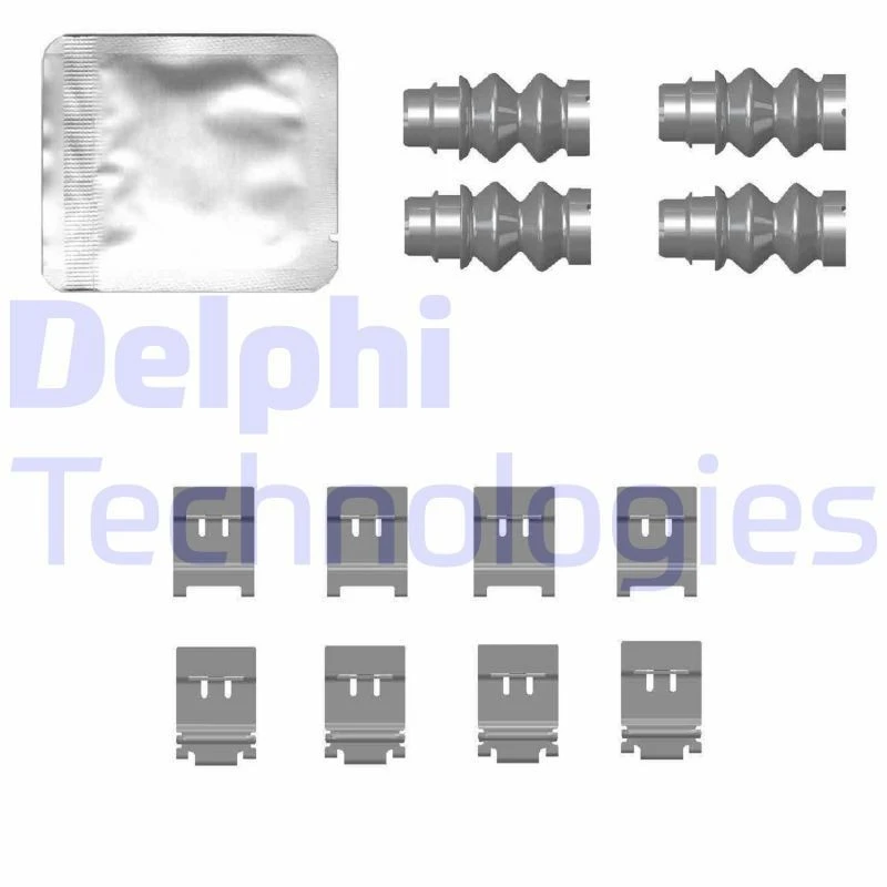 Image of DELPHI Brake pad fitting kit DELPHI LX0772