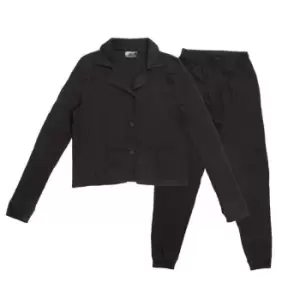 Image of Firetrap Logo Pyjama Set Ladies - Black