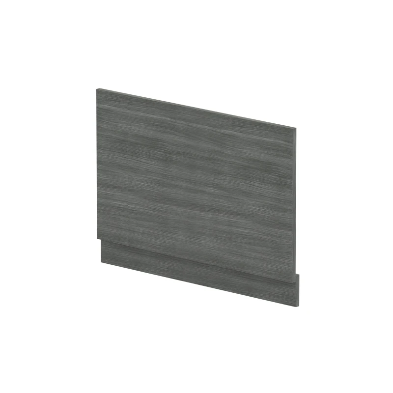 Image of Balterley Bath MFC End Panel & Plinth - 800mm - Woodgrain Anthracite Grey unisex