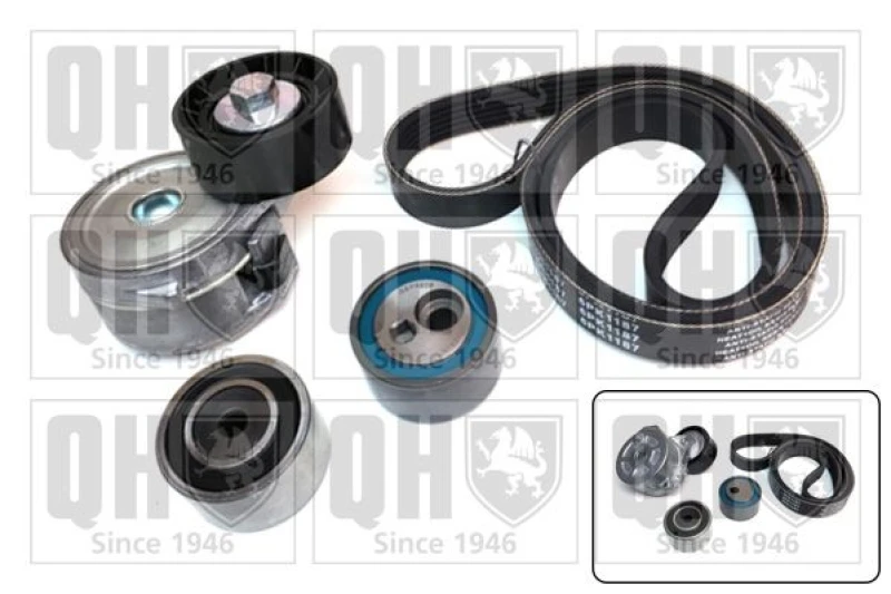 Image of QUINTON HAZELL V-Ribbed Belt Set QUINTON HAZELL QDK81