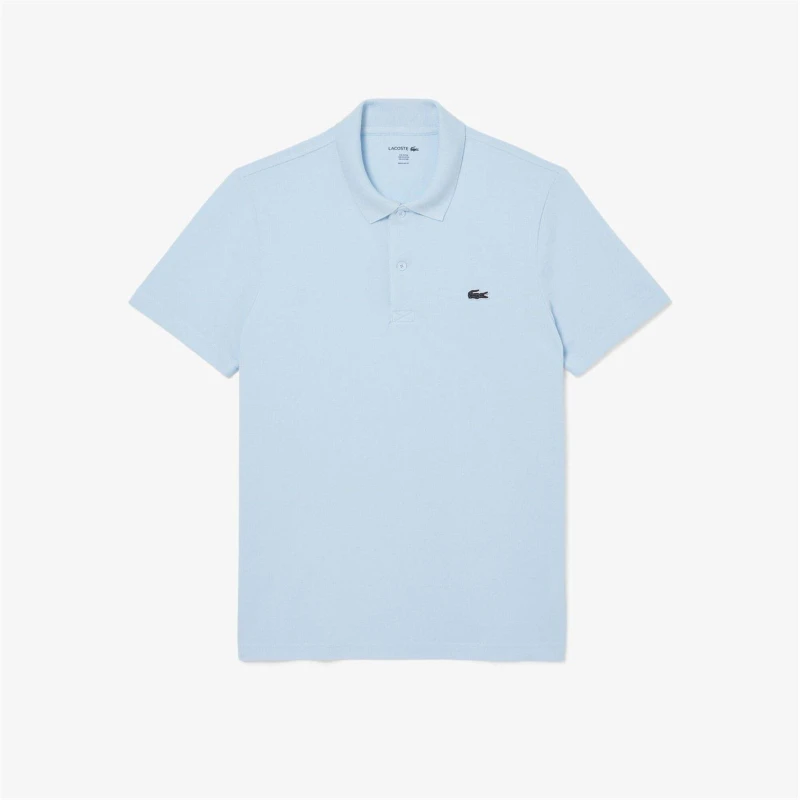 Image of Lacoste Regular Fit Cotton Blend Polo Shirt Light Blue XL