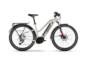 Image of 2021 Haibike Trekking 4 Med Step Electric Hybrid Bike in Desert