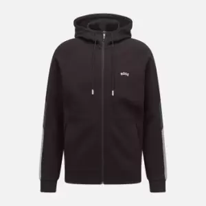 Image of BOSS Athleisure Mens Saggy 2 Zipped Hoodie - Black - L