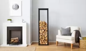Image of Neo Black Firewood Log Rack: Small