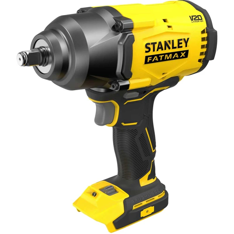 Image of Stanley Fatmax V20 SFMCF940 18v Cordless Brushless High Torque 1/2" Impact Wrench No Batteries No Battery Charger No Case SFMCF940B