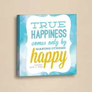 Image of SLO052 Blue Yellow Decorative Canvas Painting