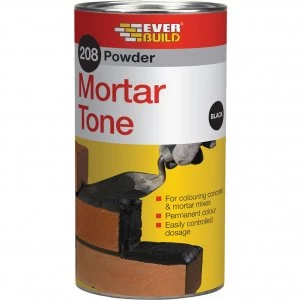 image of Everbuild Powder Mortar Tone Black 1KG