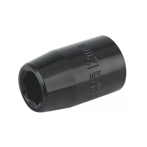 image of Genuine SEALEY IS1212 Impact Socket 12mm 1/2Sq Drive