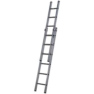 Image of Werner Professional 2.79m 2 Section Aluminium Extension Ladder