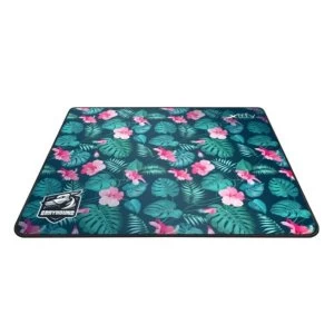 image of Xtrfy GP1 Grayhound Tropical Large Surface Gaming Mouse Pad, Cloth Surface, Washable, 460 x 400 x 4 mm