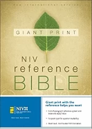Image of niv giant print reference bible