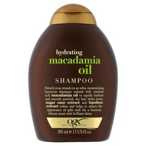 image of OGX Hydrating Macadamia Oil Shampoo 385ml