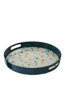 image of Premier Housewares Mimo Terrazzo Round Serving Tray