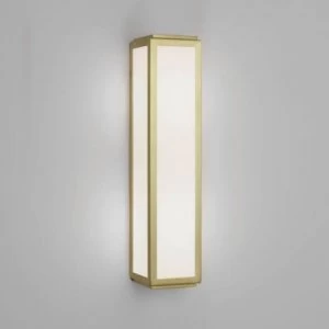 Image of 2 Light Bathroom Over Mirror Wall Light Matt Gold IP44, E14
