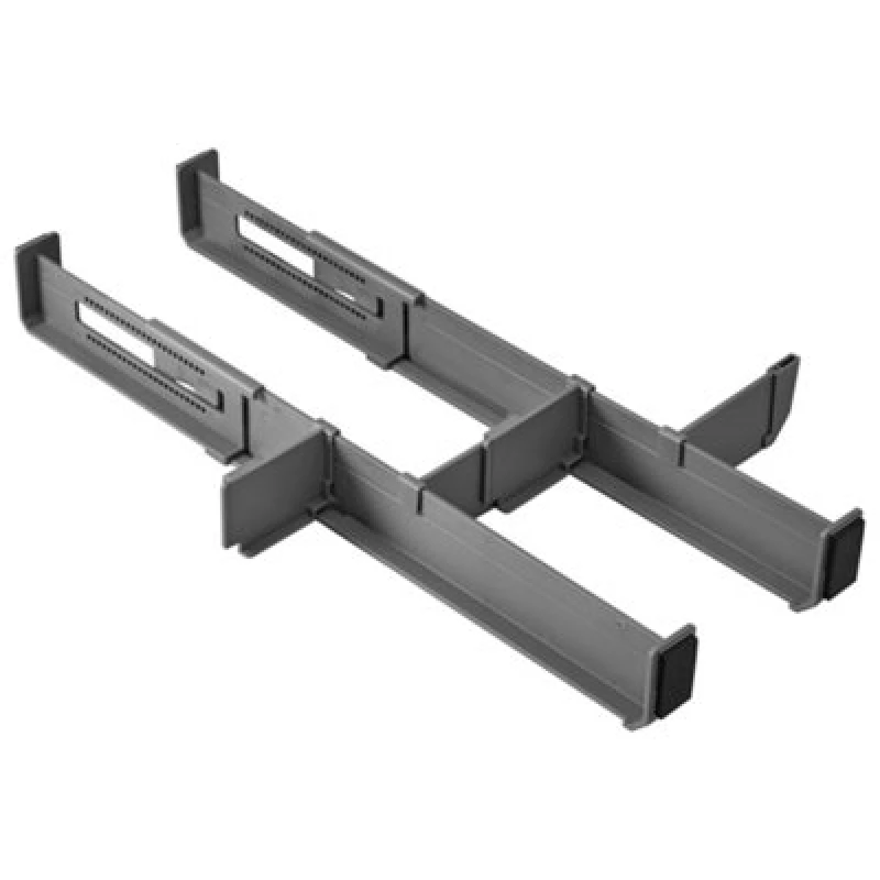 Image of Metaltex Multi-Fit Drawer Organiser - Grey