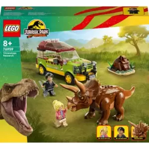 LEGO Jurassic Park Triceratops Research with Car Toy (76959)