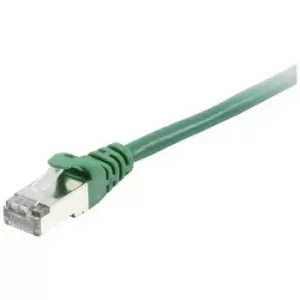 Image of Equip 605541 RJ45 Network cable, patch cable CAT 6 S/FTP 2m Green gold plated connectors