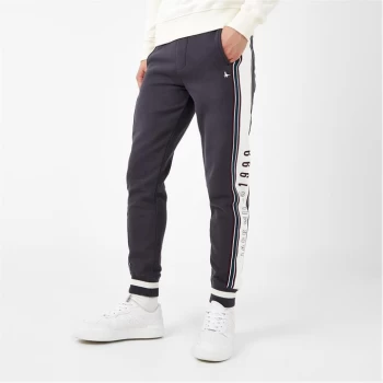 image of Jack Wills Whitsbury Side Stripe Joggers - Slate