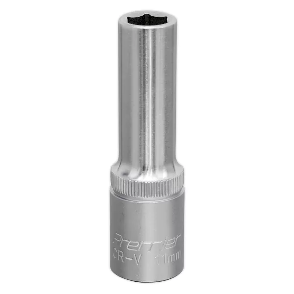 Image of Genuine SEALEY S1211D WallDrive® Socket 11mm Deep 1/2Sq Drive