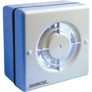 Image of Manrose WF100T 100mm Axial Extractor Window Fan with Timer