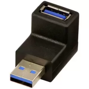 image of LINDY USB 3.2 1st Gen (USB 3.0) Adapter [1x USB 3.2 1st Gen connector A (USB 3.0) - 1x USB 3.2 1st Gen port A (USB 3.0)]