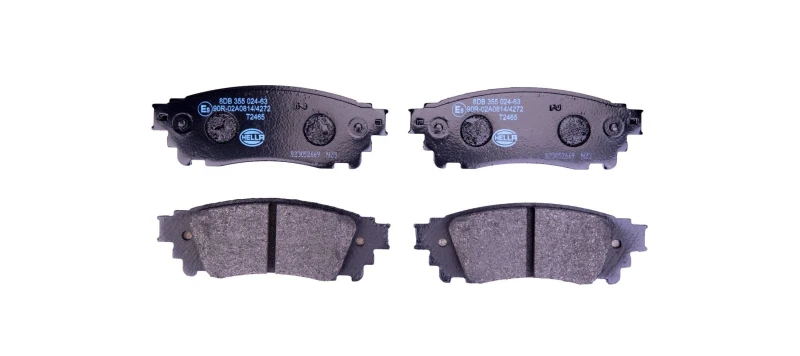 Image of HELLA Brake pad set HELLA 8DB 355 024-631