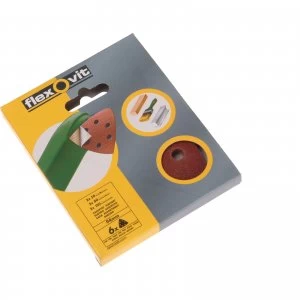Image of Flexovit Delta Sanding Sheets Assorted Grit Pack of 25