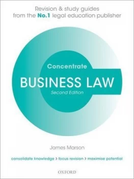 Image of Business Law Concentrate by James Marson Paperback