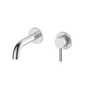 Image of Wall Mounted Chrome Basin Mixer Tap - Arissa