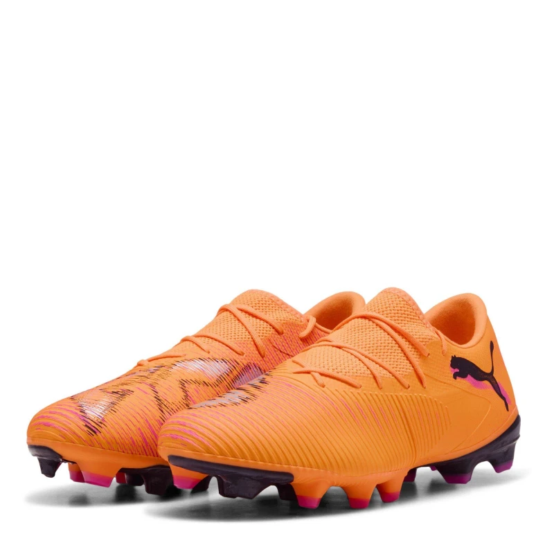 Image of Puma FUTURE 8 MATCH Artificial Ground Football Boots Orange/Black male 11 (46)