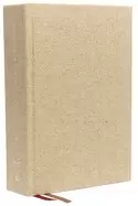 Image of nkjv interleaved bible journal edition hardcover tan red letter comfort pri
