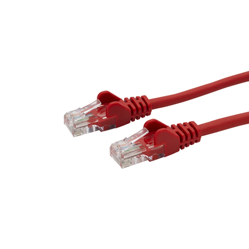 Image of Connekt Gear 0.5m RJ45 CAT5e UTP Stranded Flush Moulded Network Cable - 24AWG - Red