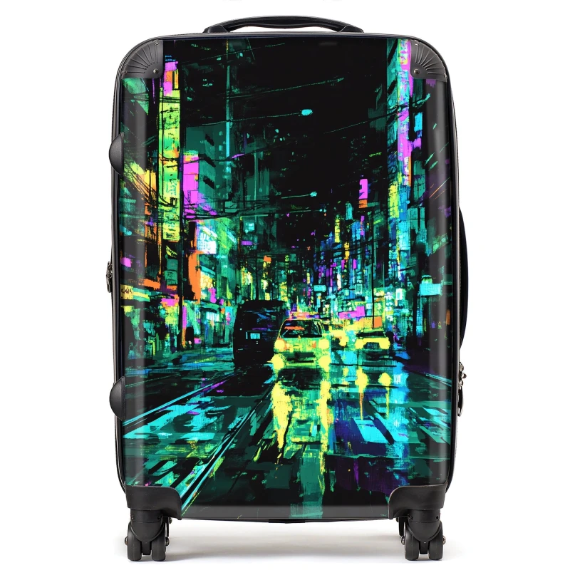 Image of Designer Luggage Dante Mercer: 00013 Suitcase Size: Large Multicolor Unisex Large