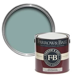 Image of Farrow & Ball Estate Dix blue No. 82 Matt Emulsion Paint 2.5