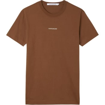 Image of Calvin Klein Jeans Micro Essential T Shirt - Tortoise Shell